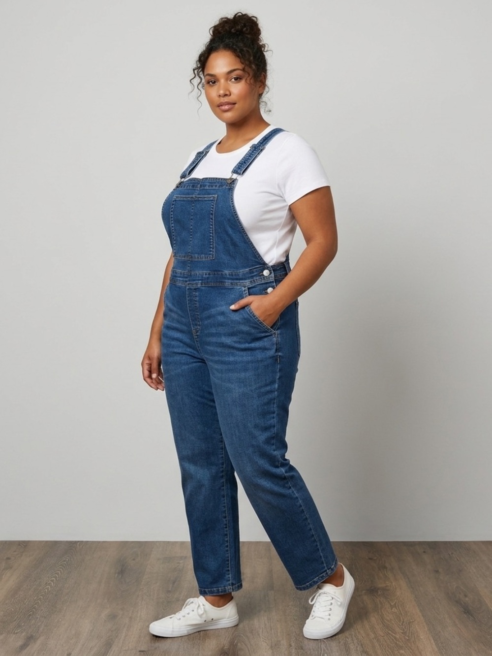 Universal Standard Denim Overalls Jean Jumpsuit Medium 18 20⁠